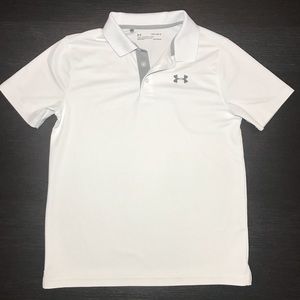 Under Armour white collared shirt
